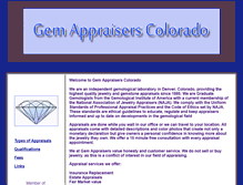 Tablet Screenshot of gemappraiserscolo.com